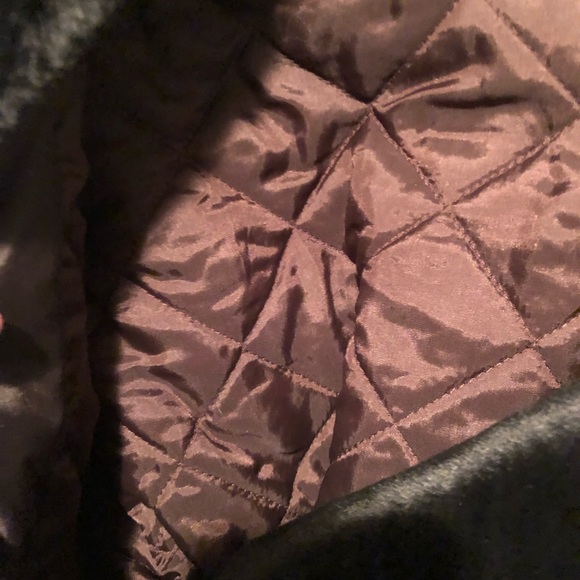 NWOT Susie Tompkins Fur Collar Jacket, size L - Picture 10 of 11